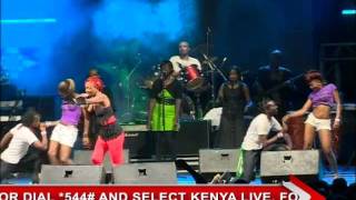 Wahu performs &quot;Running Low&quot; at Safaricom KENYA LIVE Eldoret Concert