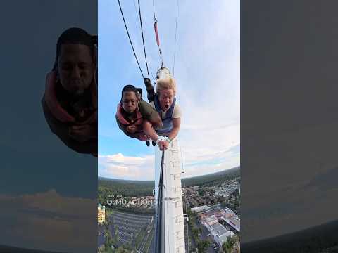 Those reactions are priceless 🤯 DJI Osmo Action 5 🎬  @TheCoasterScoop  #freefall