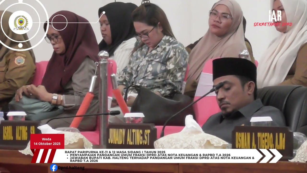 Rapat Paripurna ke-11 Masa Persidangan I Tahun sidang 2025