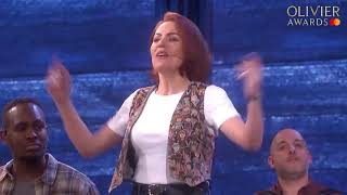 Come From Away performance at the Olivier Awards 2019 with Mastercard