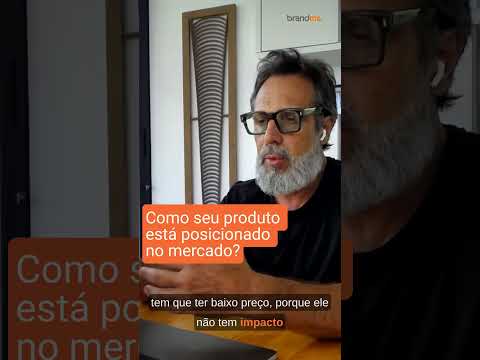 Como seu produto está posicionado no mercado?