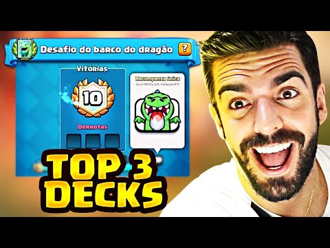 USEI OS MELHORES DECKS PARA GANHAR O DESAFIO DO BARCO DO DRAG