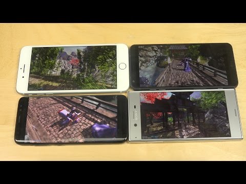 Samsung Galaxy S8 vs. iPhone 7 Plus vs. Sony Xperia XZ vs. LG G6 - Benchmark Speed Test!
