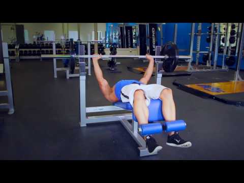 Wide Grip Decline Bench Press | Gym Mates Rutines