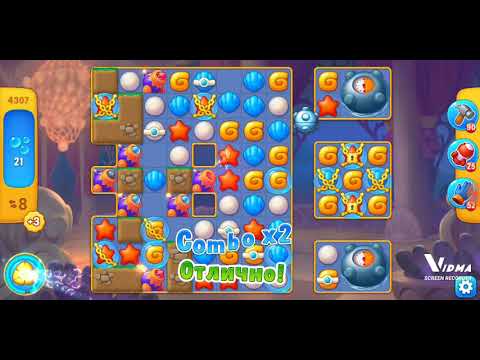 Fishdom. 4307 level no boosters and diamonds