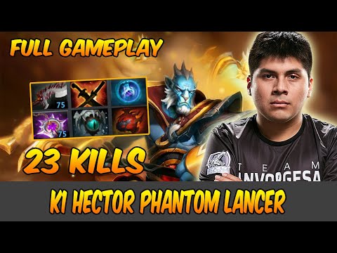 K1 HECTOR - Phantom Lancer + Empower l Dota 2 7.28b Patch l Full Gameplay