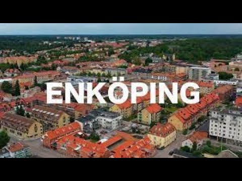 Enköping Sweden 🇸🇪 Centrum Walk; Drömparken [4K]