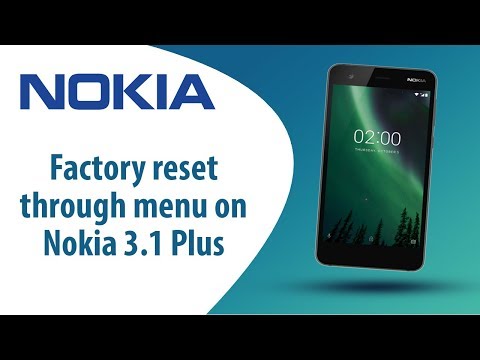How to Factory Reset through menu on Nokia 3.1 Plus?