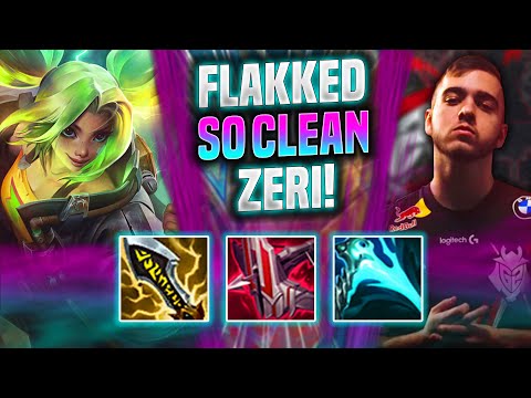 FLAKKED IS SO CLEAN WITH ZERI! - G2 Flakked Plays Zeri ADC vs Ezreal! | Season 2022