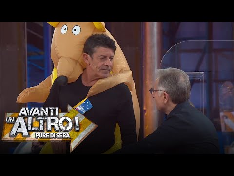 Next up! Even in the evening - The sponsor's kangaroo