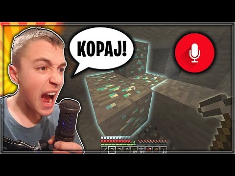 Surviving Minecraft with only my VOICE?! Insane!!