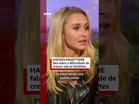 HAYDEN PANETTIERE falou à BBC sobre dificuldade de crescer sob holofotes