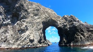 2022 7月 綠島 船遊穿越樓門岩