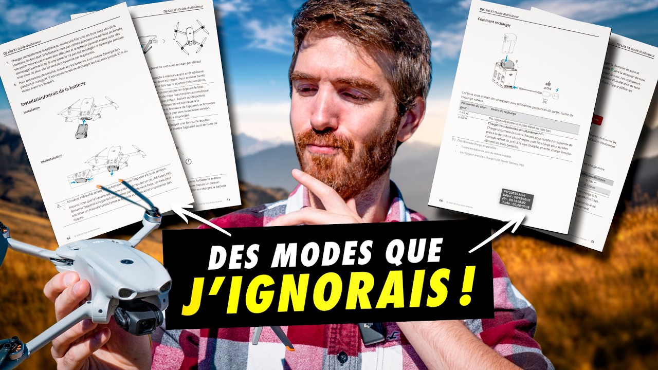 J'ai lu les 98 pages du manuel DJI, voici ce que j'ai découvert