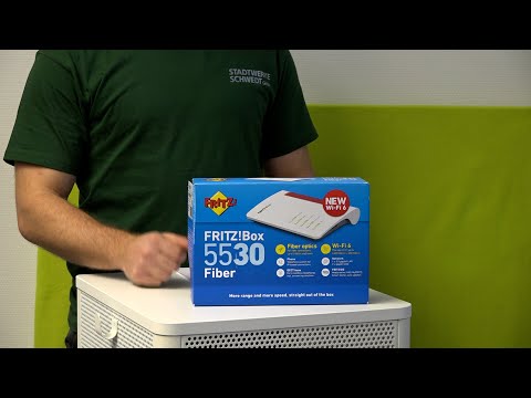 FRITZ!Box an Glasfasernetz anschließen und einrichten – Netzgebiet Stadtwerke Schwedt