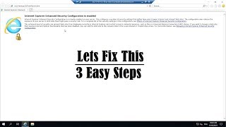 How To Disable Internet Explorer Enhanced Security Configuration Is Enabled AWS Windows Server