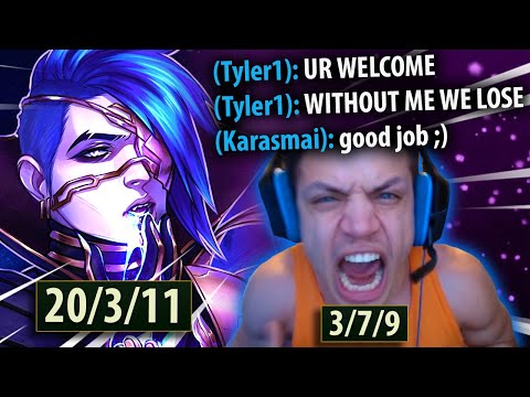 Tyler1 SCREAMING Top-Diff... But I HARD Carried Him | BOTH POVs - League of Legends