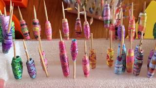 How I seal paper beads ~ show & tell of products I use
