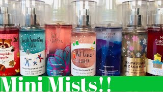 My Fine Fragrance Mist Collection- Minis!!