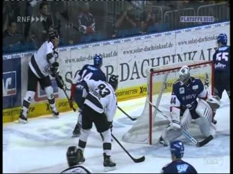 DEL 14-15 QF5 Mannheim - Nürnberg 4-3OT - Teil 1