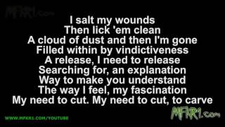 Slipknot - Carve - (LYRICS)  - MFKR1.COM