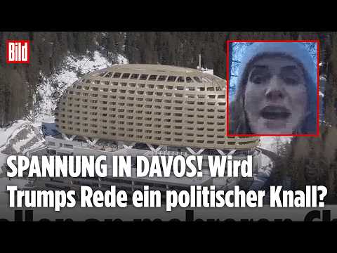 TRUMP SORGT FÜR SPANNUNG: In Davos warten alle gespannt auf den US-Präsidenten und seine Rede