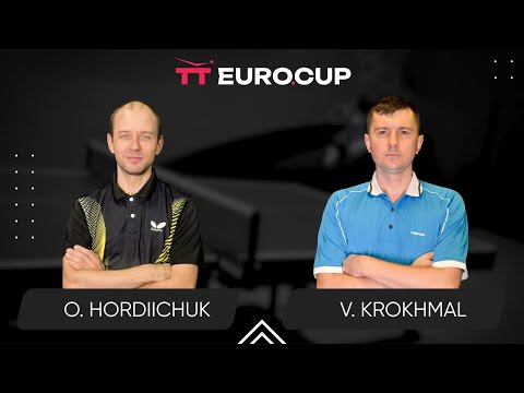 18:00 Oleksandr Hordiichuk - Vitalii Krokhmal 21.06.2025 TT Euro.Cup Ukraine Master. TABLE 4