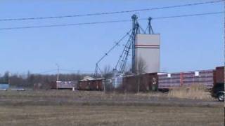 preview picture of video 'CSX B798-30 - Huntingdon to St Agnes de Dundee Quebec'