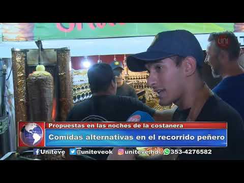 Comidas alternativas en el recorrido peñero