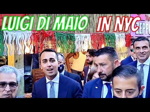 🇮🇹 Luigi Di Maio (Italy Minister of Foreign Affairs) at Feast of San Gennaro NYC