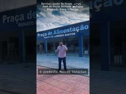 FAZENDA NOVA GOIÁS, PROJETO VISÃO AÉREA - REVITALIZAÇÃO DA PRACA JOSE DE PAULA BARBOSA.