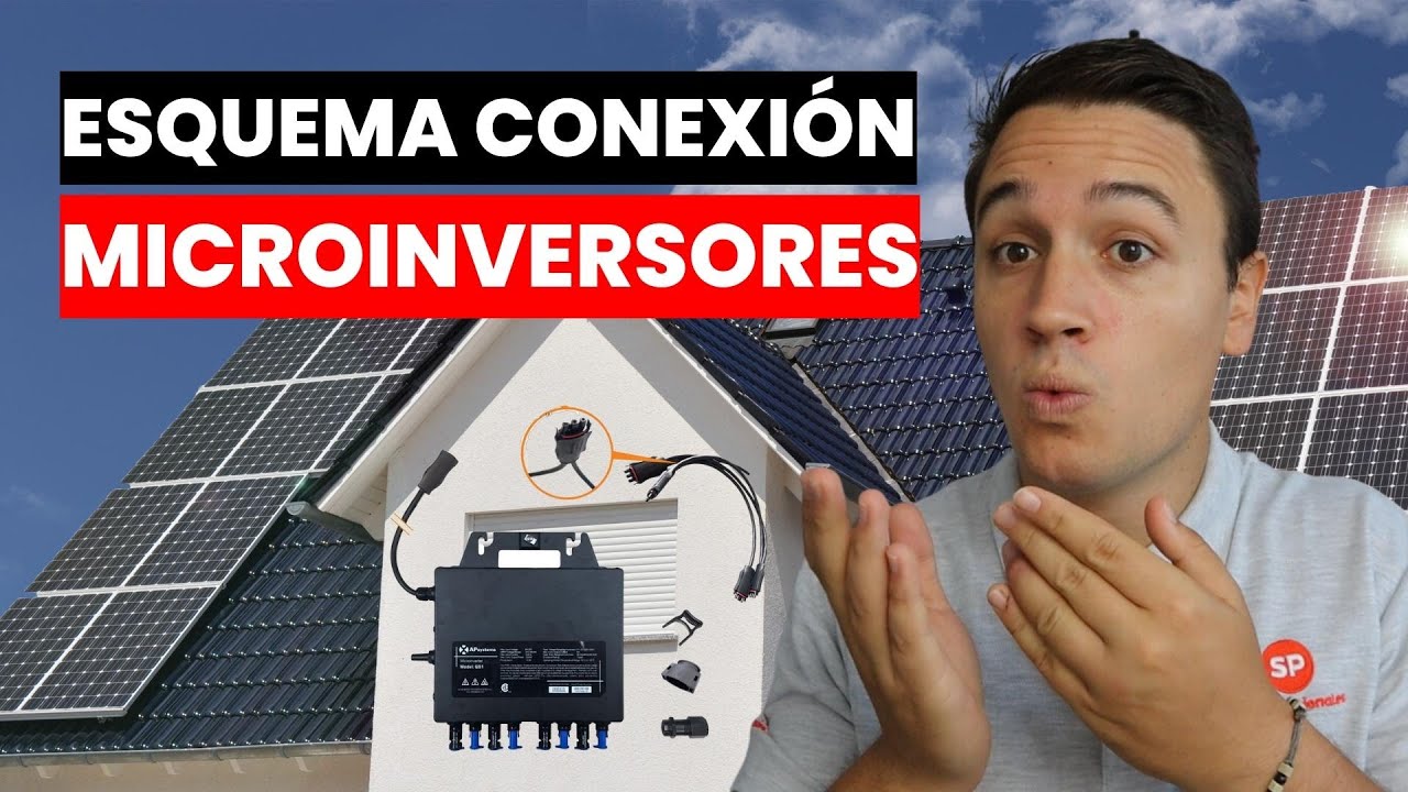 ➡️ Cómo CONECTAR MICROINVERSORES a una INSTALACIÓN SOLAR FOTOVOLTAICA (con Ejemplo)