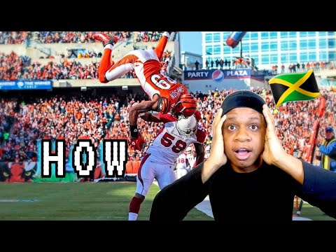 Soccer Fan Reacts to NFL Players Defying Gravity