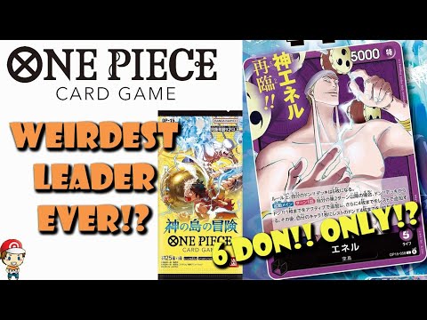 New Enel is the Weirdest Leader EVER! Only 6 DON!! Still Cracked!? (One Piece TCG News)