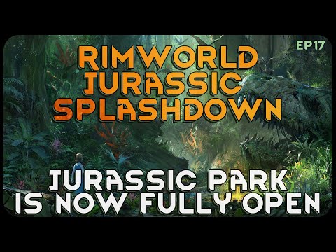 Jurassic Park is Now Fully Open in RimWorld Jurassic Splashdown // EP17