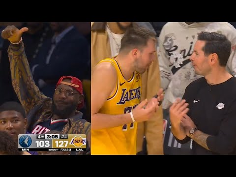 JJ Redick and LeBron troll Luka Doncic for missing FT and finishing on 49pts 😂