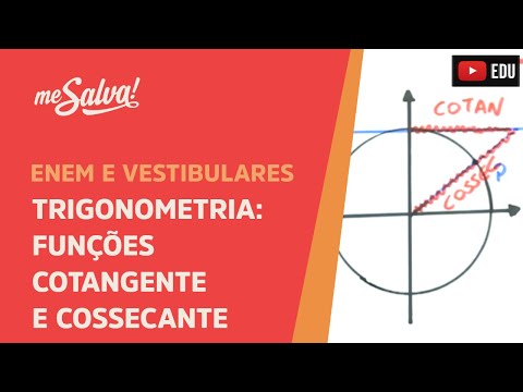Me Salva! TRG07 - Trigonometria - Funções cotangente e cossecante