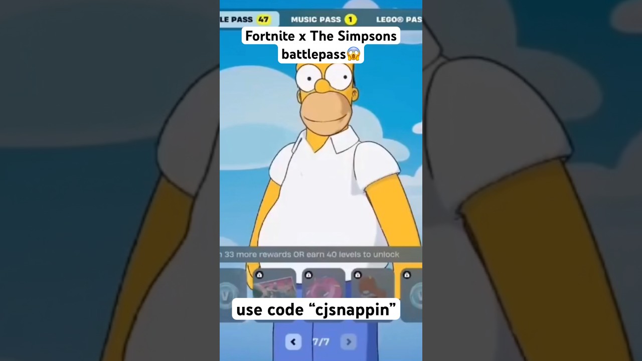 New Simpsons season is peak🔥 #youtubeshorts #fortniteshorts #gaming #fortniteclips #thesimpsons