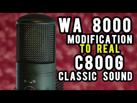 Sony c800g & WA-8000 Mic 6J4P/6au6 Tubes from (1990's) image 10