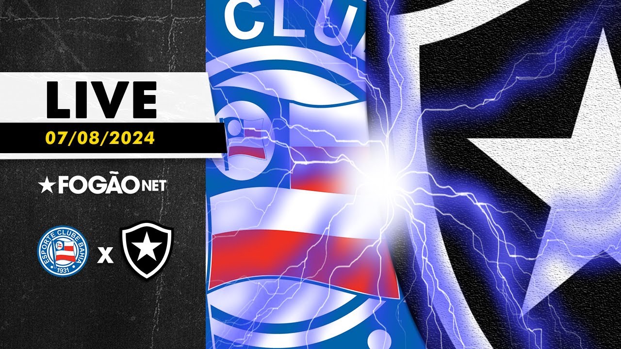 LIVE | Pré-jogo de Bahia x Botafogo, partida de volta das oitavas de final da Copa do Brasil 2024