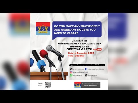 GAF ENLISTMENT ENQUIRY DESK