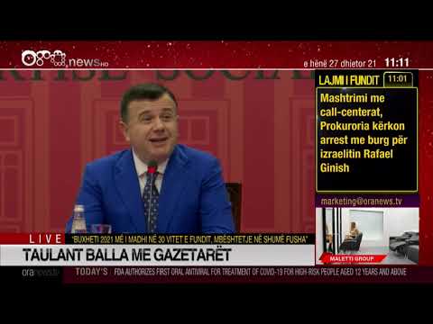 Edicioni informativ - 27 Dhjetor 2021 - Ora 11:00 - Ora News