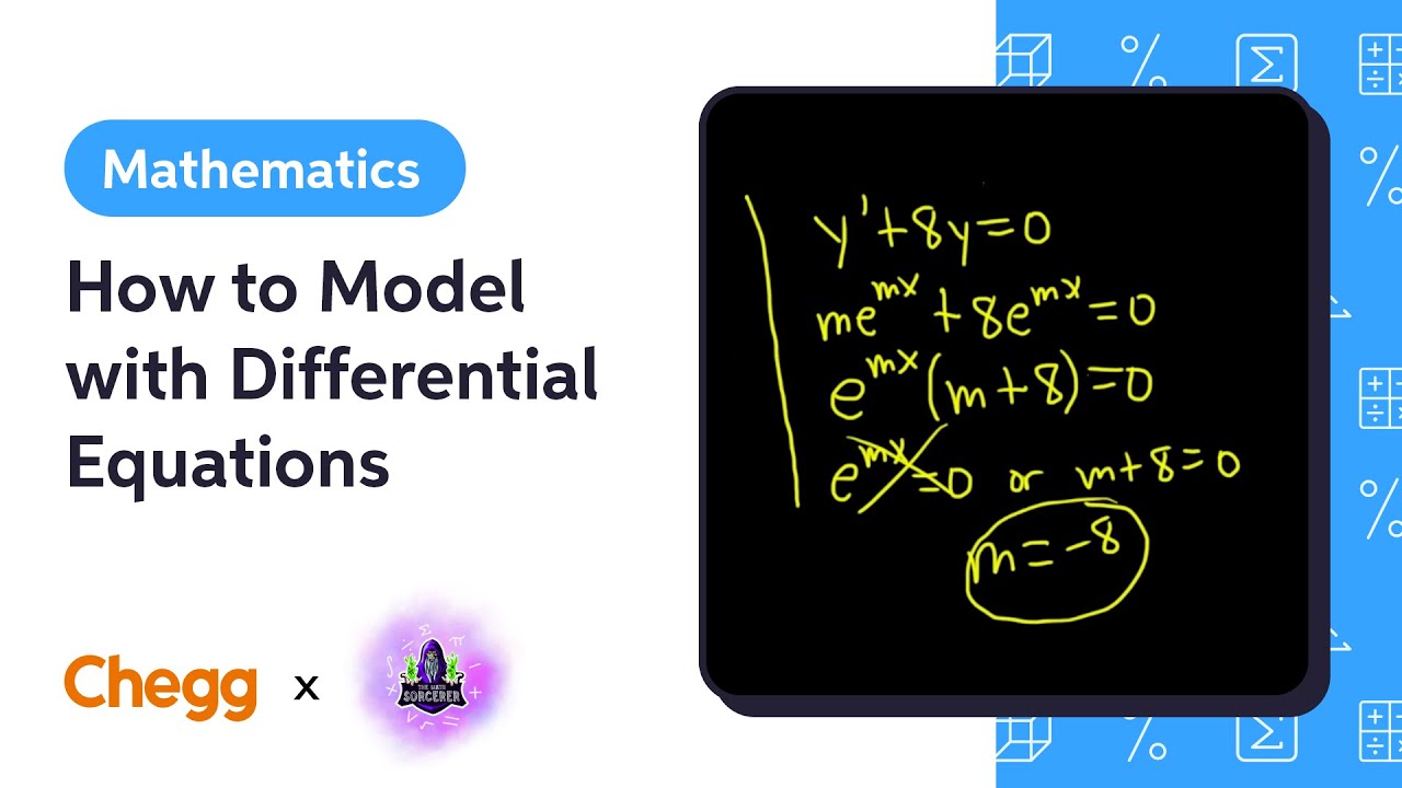 How to Model with Differential Equations Ft. The Math Sorcerer