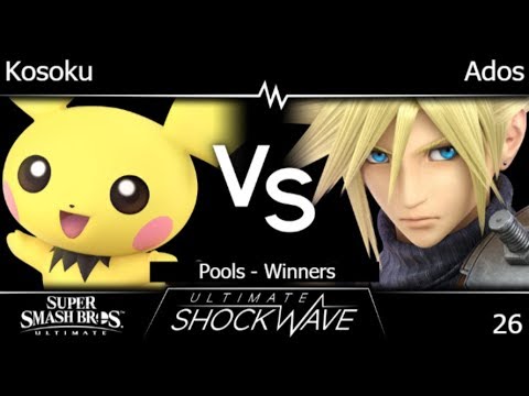 USW 26 - eLH | Kosoku (Pichu) vs Ados (Cloud) Pools - Winners - SSBU
