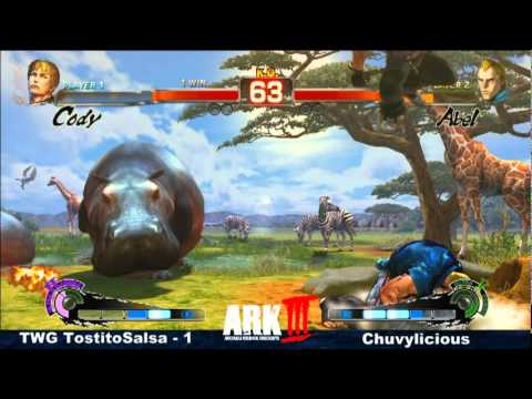 ARK III - Super Street Fighter IV - Losers Semi Finals - TWG TostitoSalsa vs. Chuvylicious