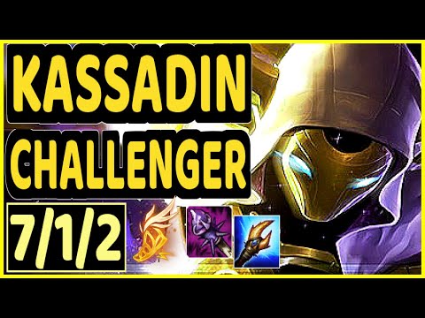 SHIPHTUR (KASSADIN) vs ZOE - 7/1/2 KDA MID CHALLENGER GAMEPLAY - NA