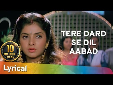 Tere Dard Se Dil Aabad Raha - Deewana Movie - Shahrukh Khan - Rishi Kapoor- Divya Bharti