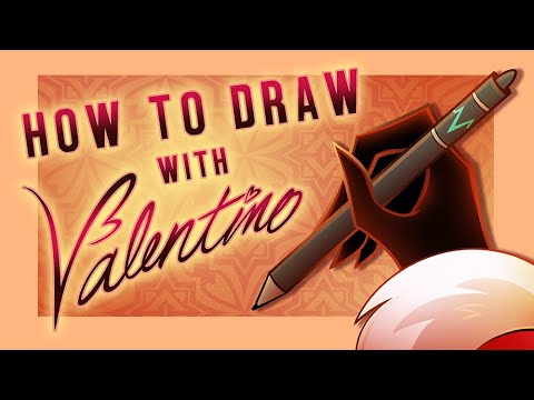 How to draw with Valentino