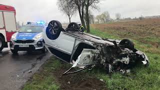 Wideo: Wypadek w Sławęcicach