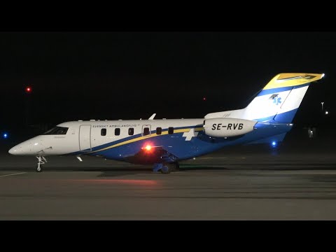 Svenskt Ambulansflyg Pilatus PC-24 SE-RVB at Tampere-Pirkkala